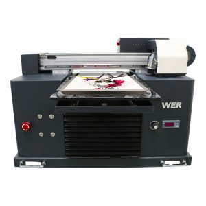 A4 Size Flatbed Digital T-Shirt Printer For White Cotton T-Shirts